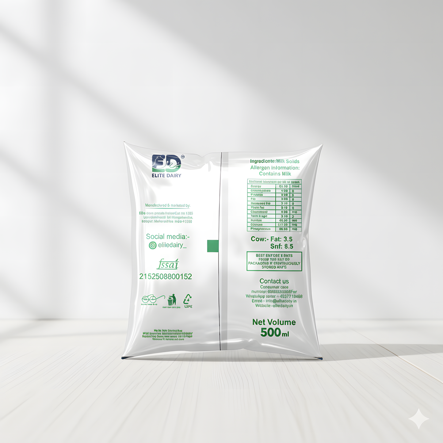 Elite Dairy Fresh Cow Milk – Daily Farm Milk